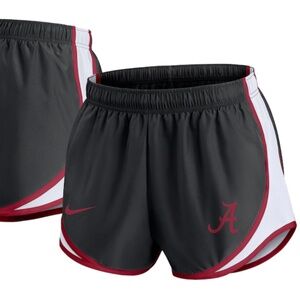 Women's Nike Black Alabama Crimson Tide Spring Break Tempo Performance Shorts